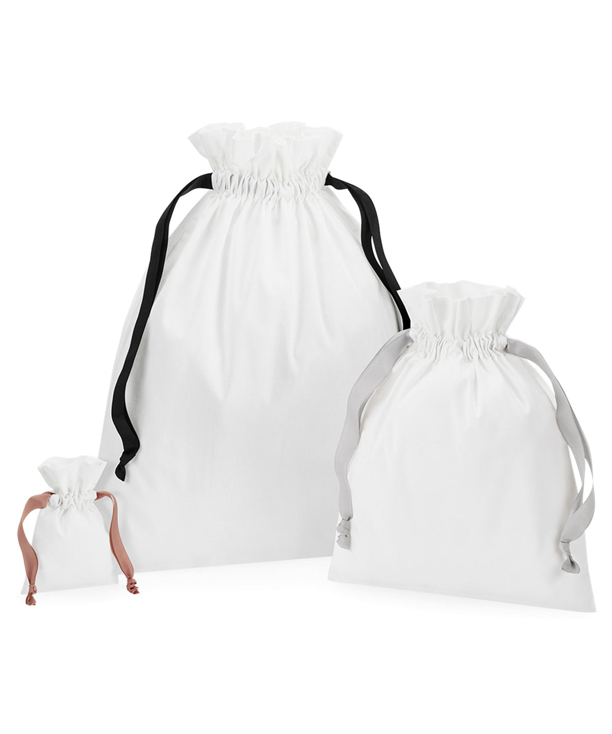 Töskur - Cotton Gift Bag With Ribbon Drawstring