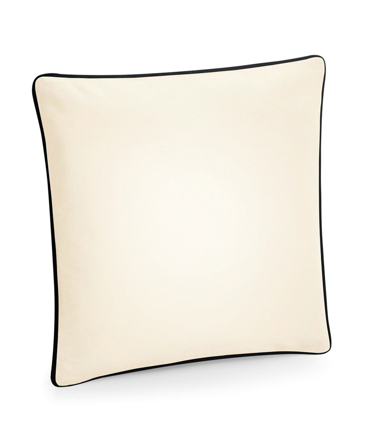 Púði hlífar - Fairtrade Cotton Piped Cushion Cover