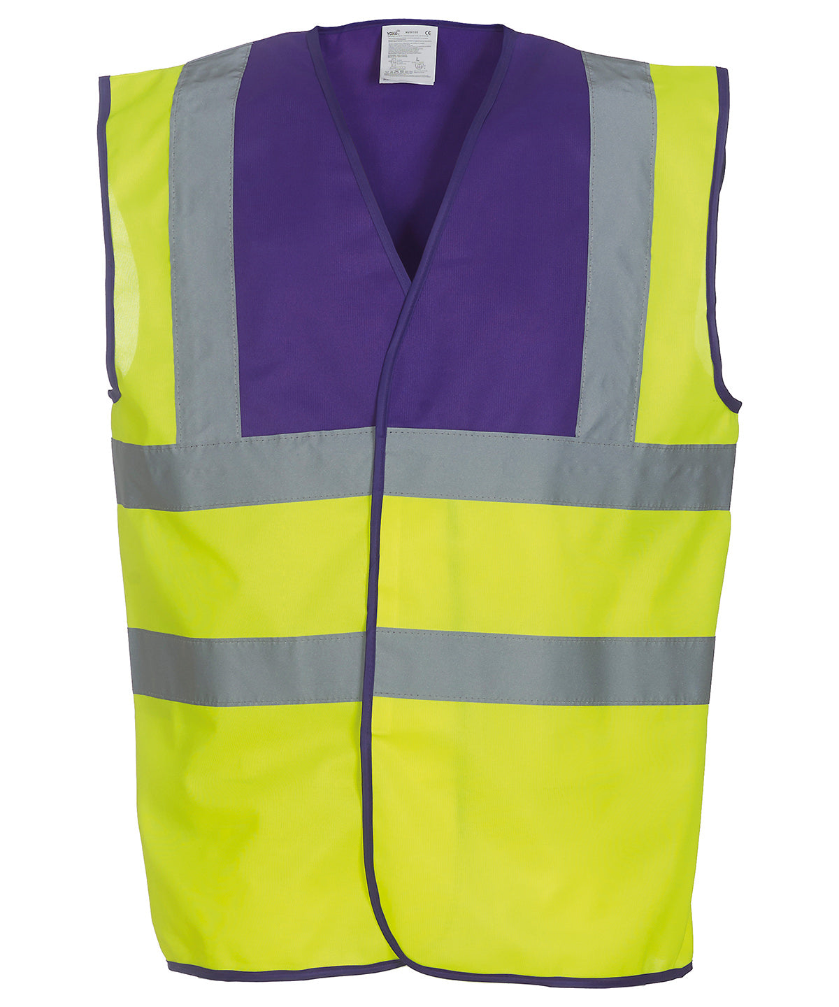Öryggisvesti - Hi-vis 2-band-and-braces Waistcoat (HVW100)