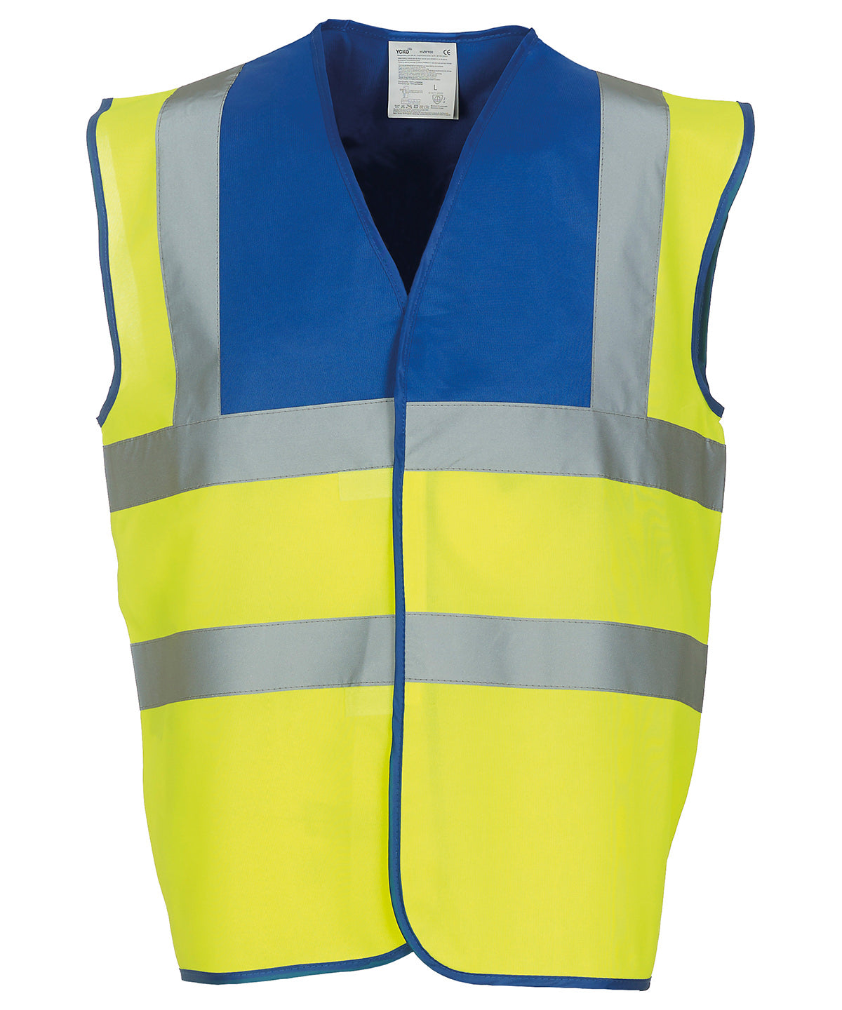 Öryggisvesti - Hi-vis 2-band-and-braces Waistcoat (HVW100)
