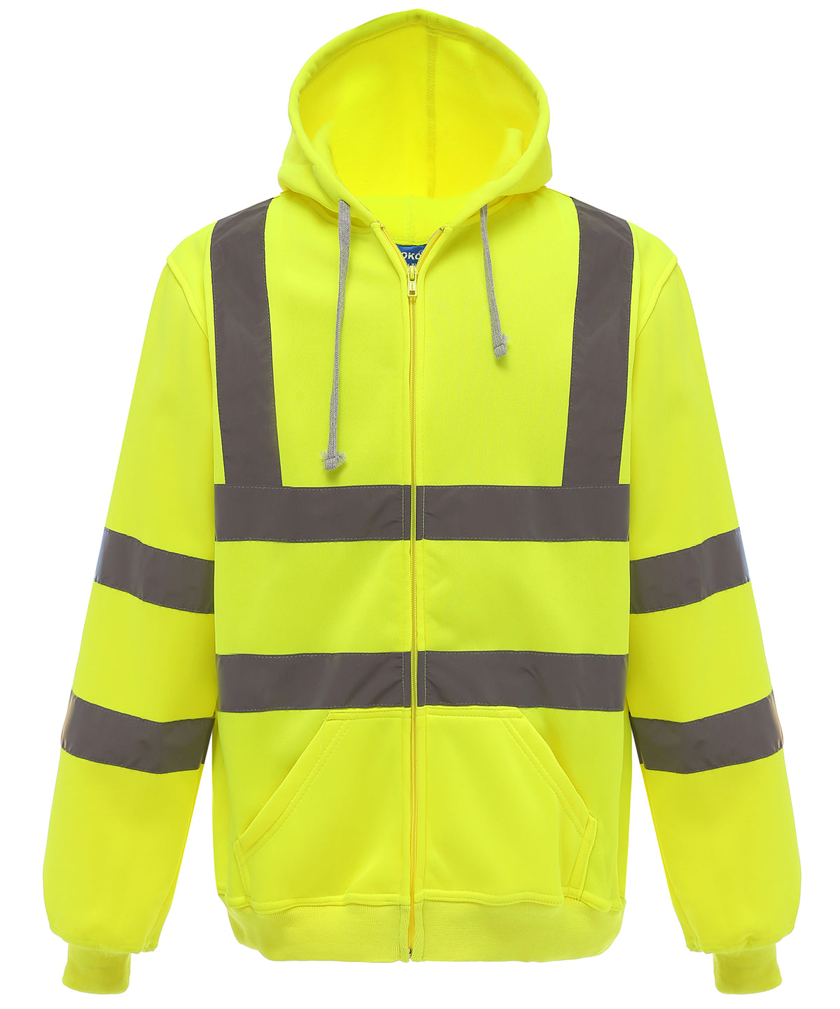 Hettupeysur - Hi-vis Zip Hoodie (HVK07)