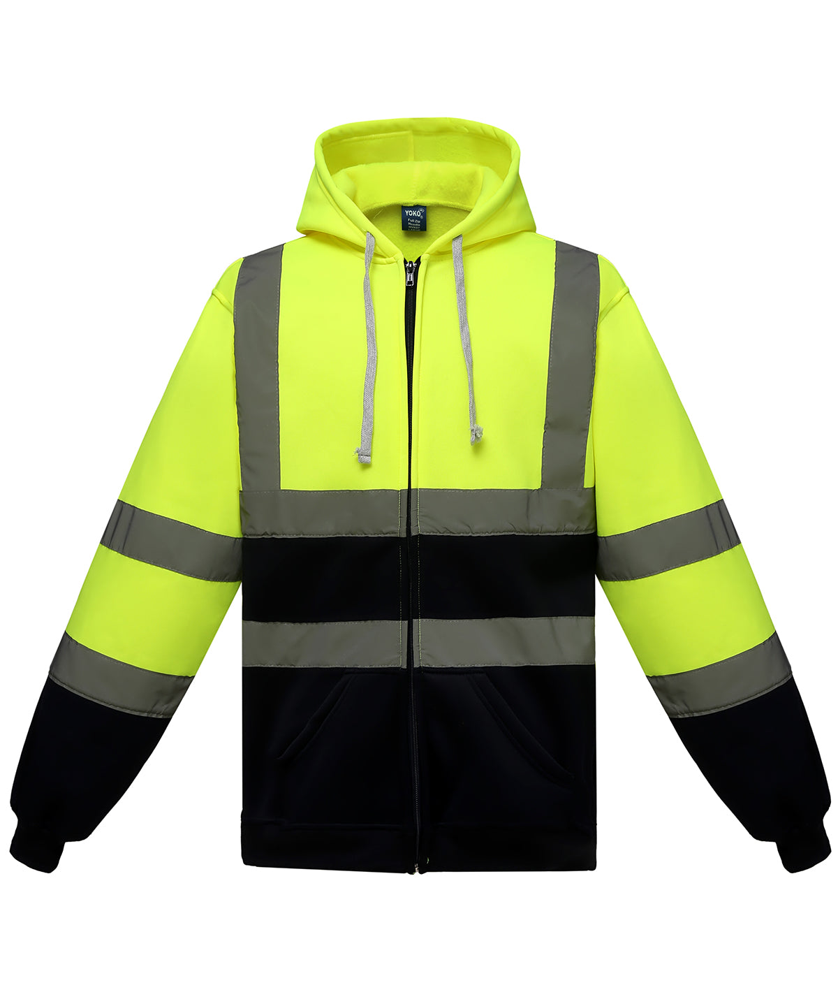 Hettupeysur - Hi-vis Zip Hoodie (HVK07)