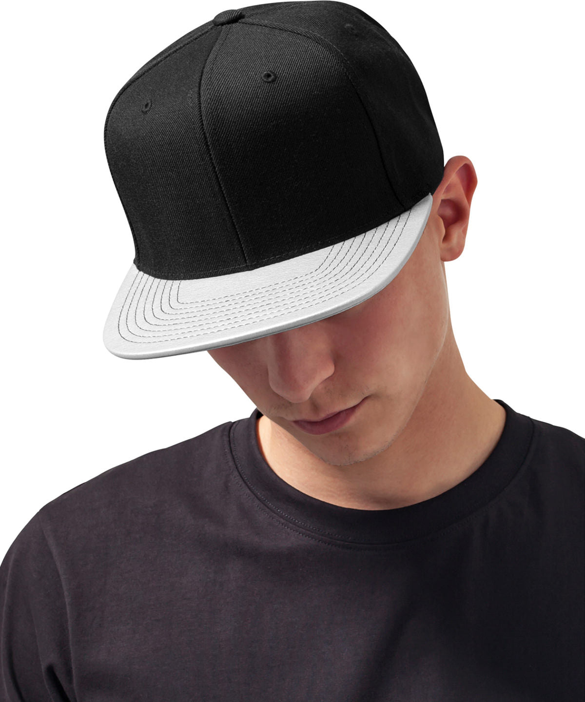 Húfur - Metallic Visor Snapback (6089PU)