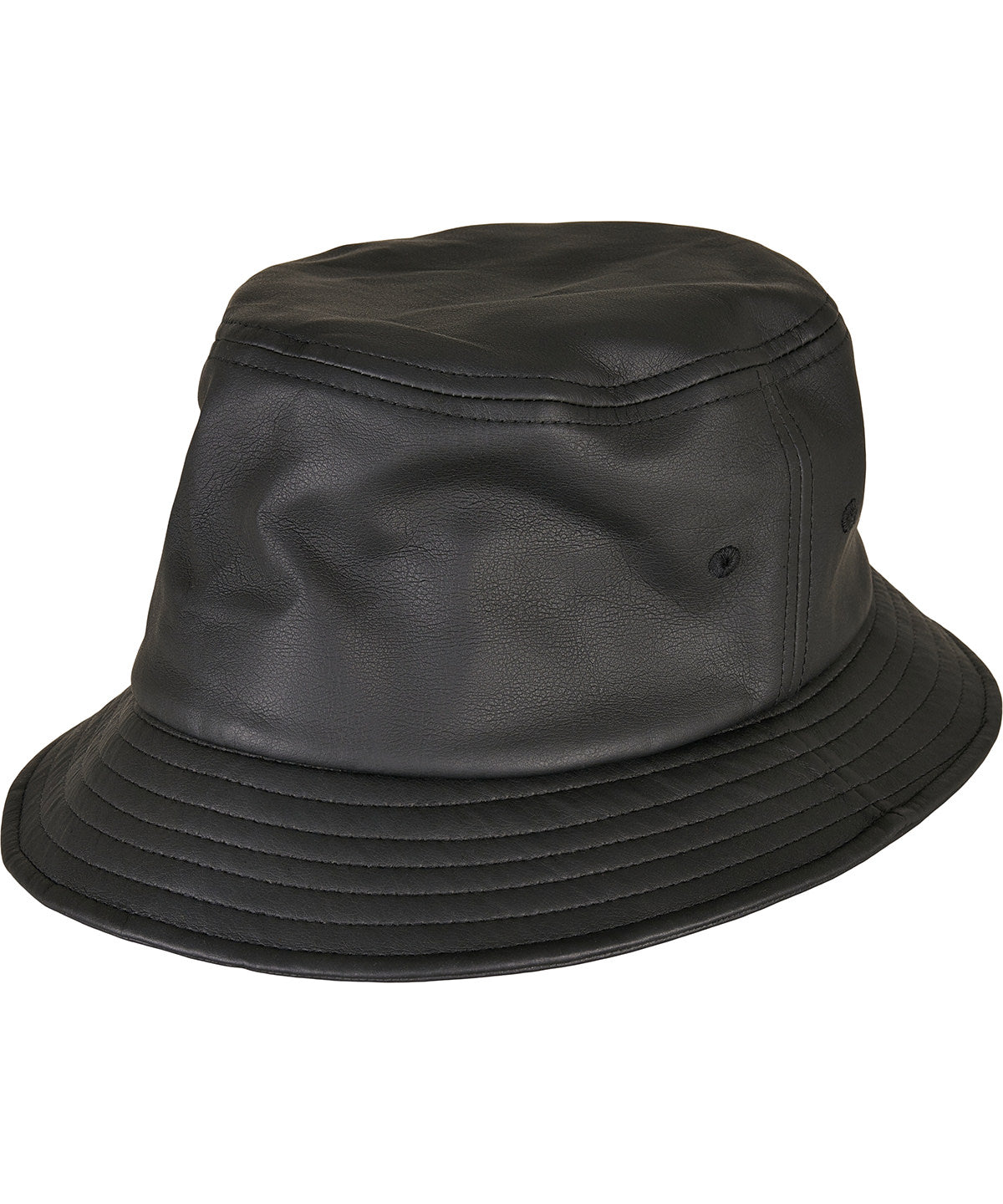 Húfur - Imitation Leather Bucket Hat (5003IL)